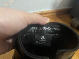 Kişi ayaqqabıları: Çəkmə, Ölçü: 35, rəng - Qara, Yeni — 3