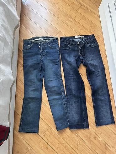 bordo şalvar: Pantamo brendinin cins şalvarı 8-10 yasha uyğundur - Model: Klassik — 7