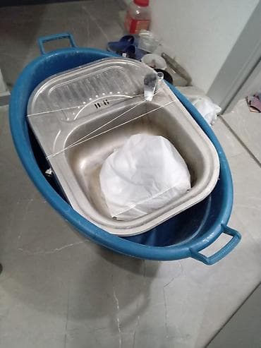 Düzbucaqlı Mətbəx çanağı, Paslanmaz polad — 1