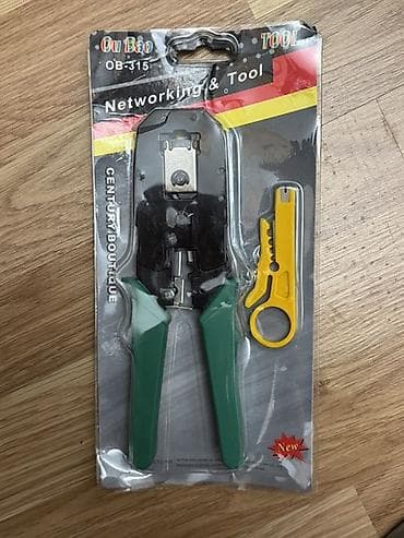 Mexaniki əl alətləri: Crimper Ethernet cabeli sixan Şəbəkə krimp aləti dəsti – OB-315 — 2