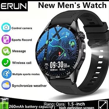 switch 2: Yeni, Smart saat, Kamera, rəng - Qara — 1