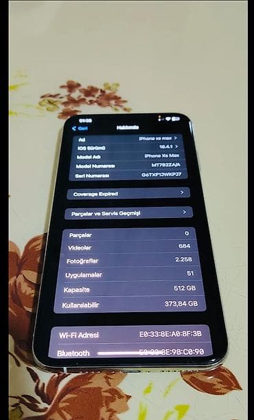 iphone işlenmiş: IPhone Xs Max, 512 GB, Ağ — 5