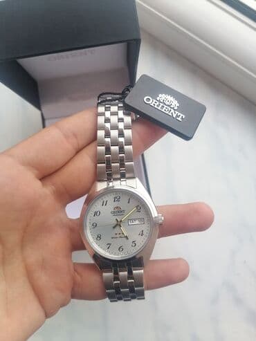 купить мужские часы в баку: Б/у, Наручные часы, Orient, цвет - Серебристый — 3