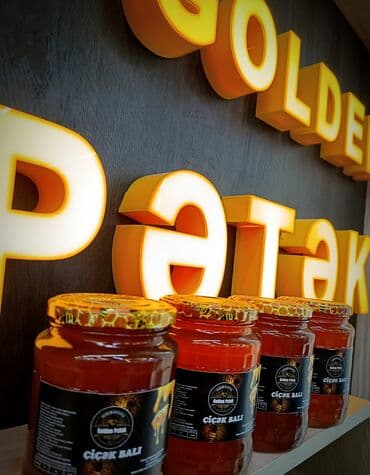 Şirniyyat məhsulları: Məhsul: Golden Pətək balı - Növlər: Çiçək balı, Qaratikan balı — 5