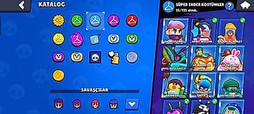 Brawl Stars oyun hesabı (88 karakter) - Kral kuboklar: 29 928 - — 4