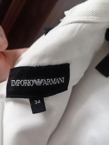 qaqa geyimi: Klassik Şalvar, Emporio Armani, 2XL, rəng - Ağ — 2