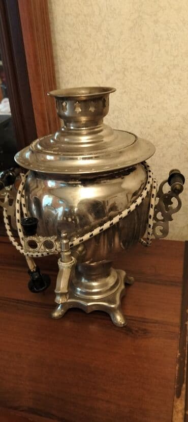 köz samovarı: Sovet dövründən qalma elektrik samovar satılır — 1