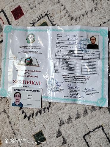 Mühafizəçi, Kişi, 27 yaş, 3-5 illik təcrübə