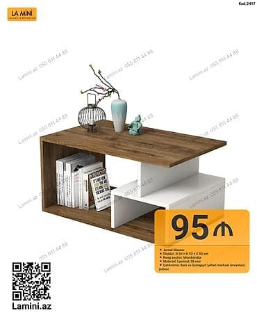 bar stolu: Düz masa, Açılmayan, Təkərsiz, Teksturalı laminat, Zəmanətsiz — 1