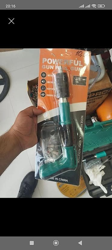 ucuz kask: Məhsul: “Powerful Gun / Nail Gun” – mexaniki dübel/mişar mismar vurma — 1