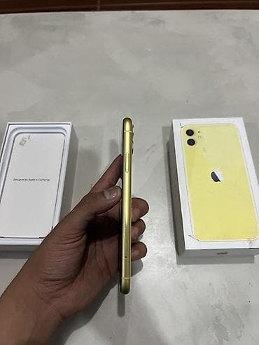 dubayski iphone 11: IPhone 11, Sarı, Face ID — 3