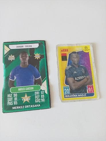 Futbol kolleksiya kartları dəsti - 2 ədəd kart: 1) Moisés Caicedo lalafo.az -da Futbol kolleksiya kartları dəsti - 2 ədəd kart: 1) Moisés Caicedo