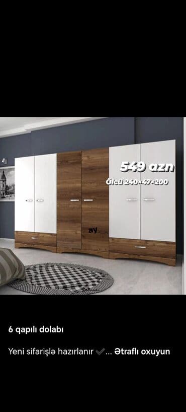 Dolablar: Yeni, 3 qapılı Dolab-asılqan — 5