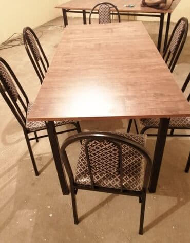 tap az masa ve oturacaqlar: Qonaq otağı üçün, Yeni, Açılmayan, Kvadrat masa — 19