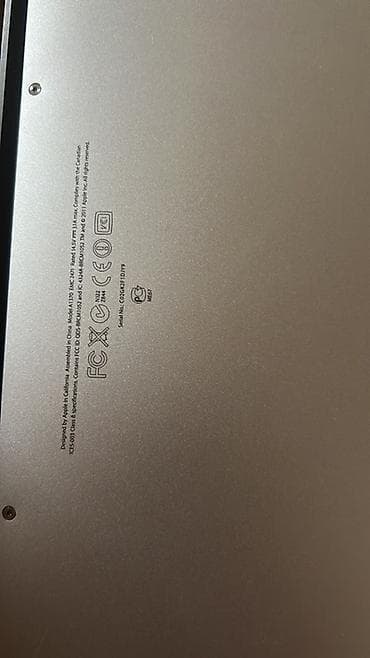 notebook ram: Apple MacBook Air (A1370) - Korpus: Alüminium “unibody”, gümüş rəng - — 2