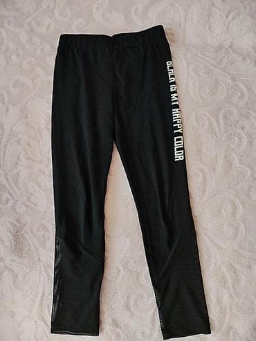 Qızlar üçün qara leggins – LC Waikiki, ayaq hissəsi torludur. *Daha — 4