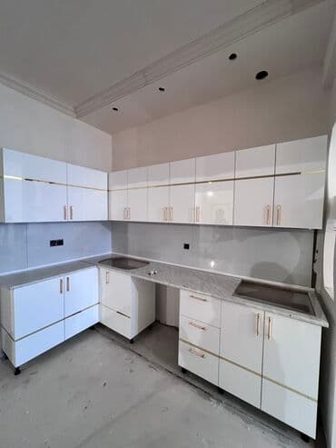 кухонная мебель на заказ: Кухонный гарнитур на заказ, Самозакрывающие петли, Ламинат гладкий, Бесплатная доставка — 3