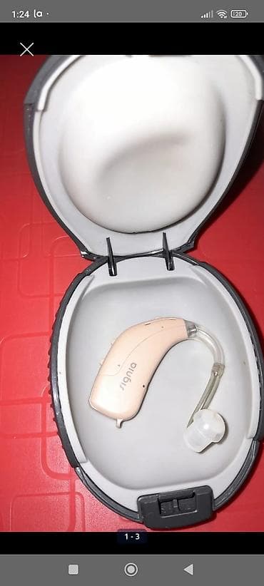 Tibbi avadanlıq: Məhsul: Qulaq eşitmə cihazı (arxa qulaq tipli), Sigvaris/Signia — 1