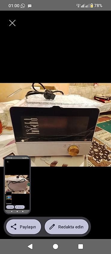 UV Sterilizator kabineti - Gözəllik və bərbərxana alətləri üçün