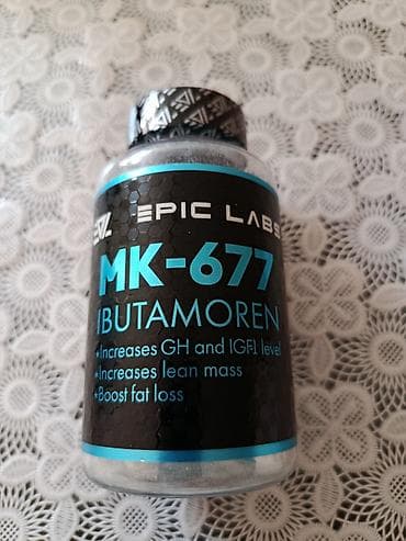 İdman qidaları: Məhsul: Epic Labs MK-677 (Ibutamoren) qida əlavəsi Xüsusiyyətlər: - — 1