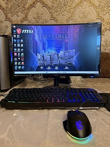 apo ses sistemi: Gaming PC komplekti Tərkib: - Sistem bloku: Thermaltake korpus, şüşə — 6