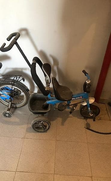 Uşaq üçtəkərli velosipedi – itələmə tutacaqlı model Xüsusiyyətlər: - — 2