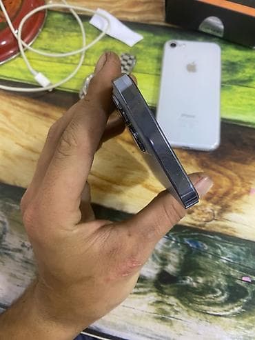 iphone 13 2ci əl: IPhone 13 Pro, 256 GB, Blue Titanium, Simsiz şarj, Face ID — 6