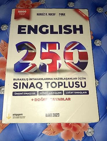 dim test kitablari: Məhsul: “ENGLISH 250 – Sınaq Toplusu” (Nərgiz R. Nəcəf, NNR Academy) — 1