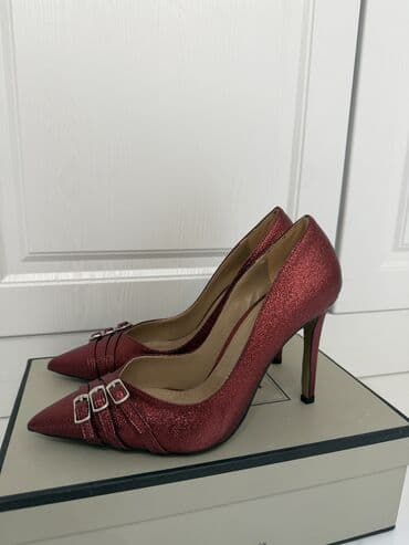 tangetka ayaqqabi: Tuflilər, Ölçü: 37, rəng - Qırmızı, Yeni — 2