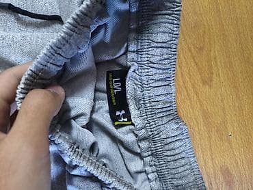 sport dəst: Under Armour idman şalvarı - Rəng: Açıq boz - Ölçü: L/XL (etiketdə — 2