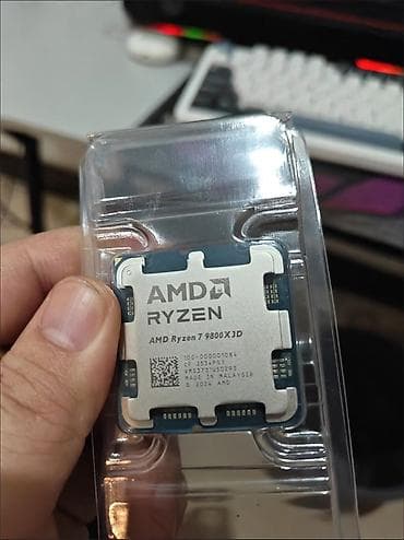 Prosessor AMD Ryzen 7 9800X3D, 8 nüvə