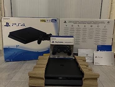 Sony PlayStation 4 Slim oyun konsolu İdeal vəziyyətdə ps4 slim