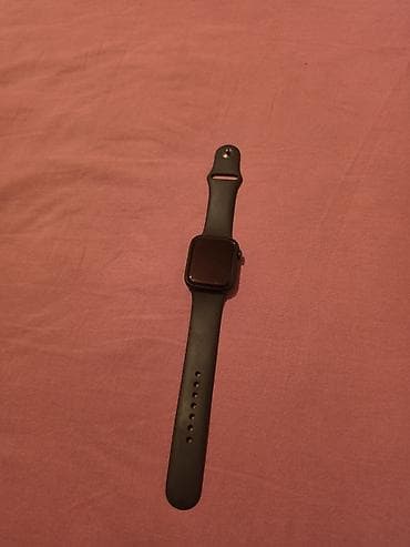 xs max 128: Orginal Qara rəngli Apple watch 8 45mm Teze vezyetdedi Tecili — 1