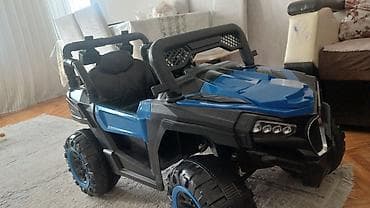 masin kreslosu: Uşaq üçün elektrikli off-road maşın - Rəng: mavi/qara - Korpus — 4
