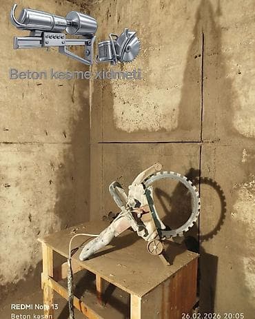 evde mualicevi masaj: Beton kəsmə və deşmə xidməti - Armaturlu beton, dəmir-beton, daş və — 3