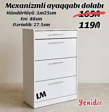 dolablar: Mexanizimli ayaqqabı dolabı – birbaşa istehsalçıdan Xüsusiyyətlər: - — 1