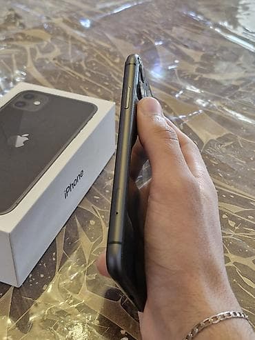 ayfon telefon qiymetleri: IPhone 11, 64 GB, Qara, Face ID — 8