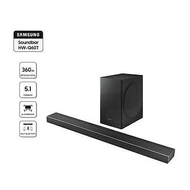 Musiqi mərkəzləri: Orginal Samsung 5.1 Soundbar HW-Q60T Bluetooth USB Optik Ev kinoteatrı — 3