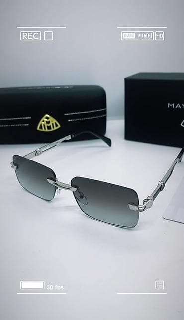 ocki: Maybach gün eynəyi – rimless (çərçivəsiz) dizayn, düzbucaqlı linzalar — 4