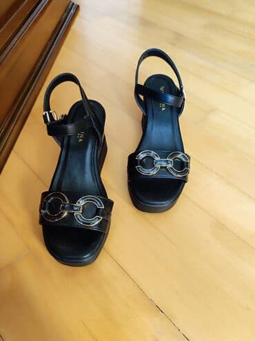 женские пляжные шлепанцы: Размер: 37, цвет - Черный, Б/у — 2