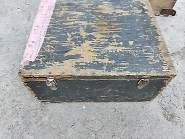 ev dekor: Taxta sandıq/qutu dəsti - Material: qalın taxtadan hazırlanmış, bərk — 6