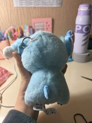 Цепочки: Məhsul: Miniso x Disney Stitch plyuş asqı/aksesuar - Rəng: açıq mavi — 2