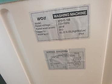 wifi modem adapter: Wolf XPB45-168 paltaryuyan maşın - Yük: 5.0 kq Az iwlenib problemi — 5