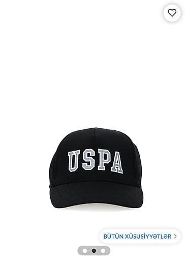 Kepka, U.S. Polo Assn, Yeni, rəng - Qara, One size