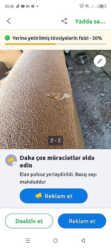 divan: Künc divanı – L formalı, 5 oturacaqlı - İki rəngli parça üzlük: qum — 2