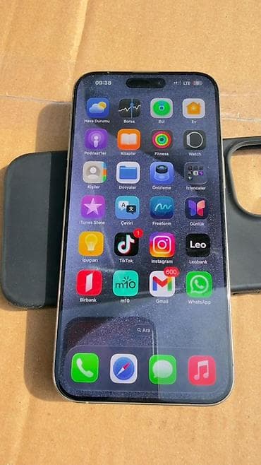 ıphone 16 plus: IPhone 15 Pro Max, Natural Titanium, Face ID — 1