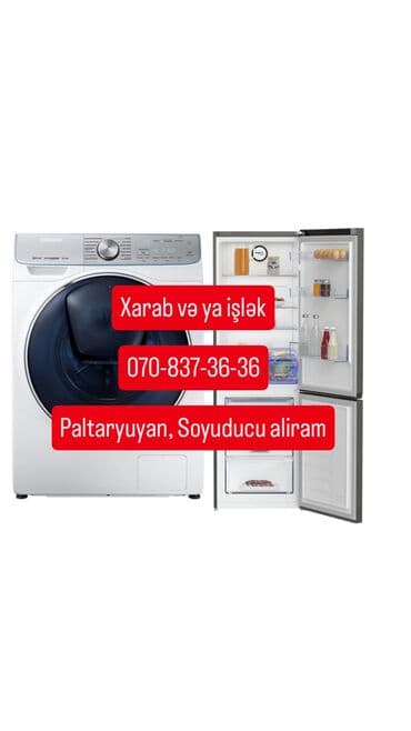 et ceken masin hisseleri: Məişət texnikalarının alışı,Soyuducu aliram xarab ve ya — 1