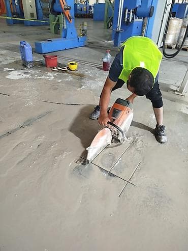 Beton kəsimi və deşmə xidməti - Armaturlu beton, monolit, panel, daş