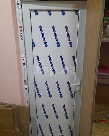 PVC qapı – SOHOPANEL panelli, KRUSE profil çərçive hun-2 eni 80sm