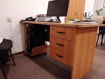 Ofis masaları: İşlənmiş, İşçi üçün, Dördbucaq masa — 5